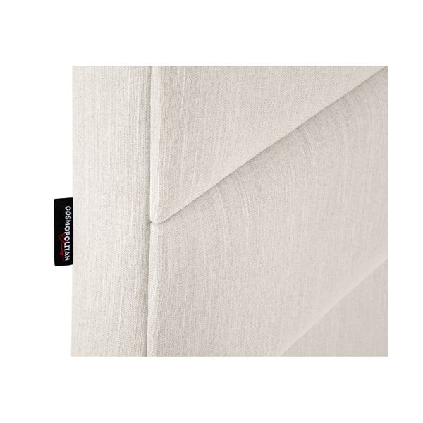 Béžové čalúnené čelo postele 160x120 cm NY - Cosmopolitan Design-image-4