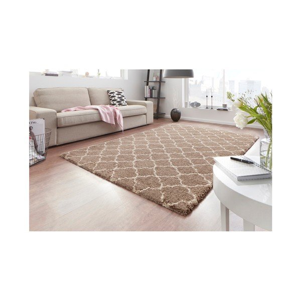 Hnedý koberec Mint Rugs Grace, 80 × 150 cm-image-1