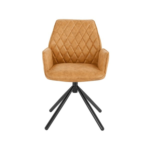 Žlté čalúnené jedálenské kreslá v súprave 2 ks Preston – Støraa-image-1