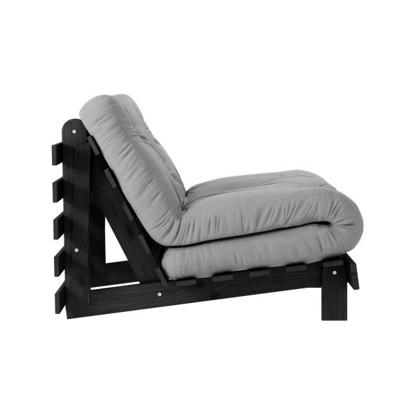 Sivé kreslo Roots Black Night – Karup Design-image-4