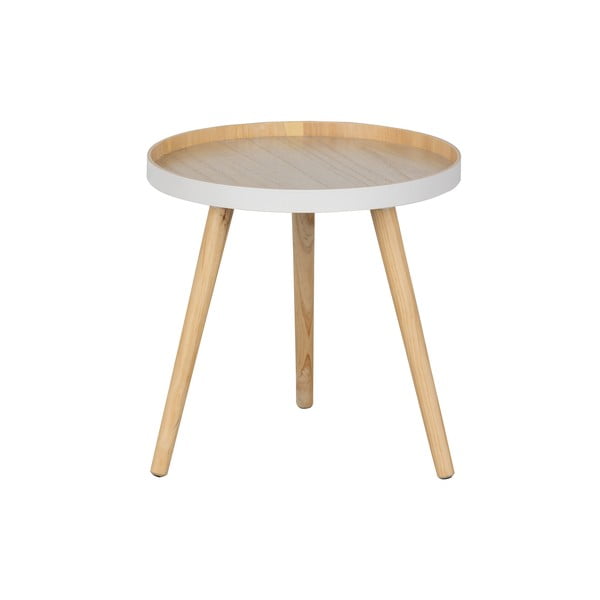 Odkladací stolík s bielym detailom WOOOD Sasha-image-3