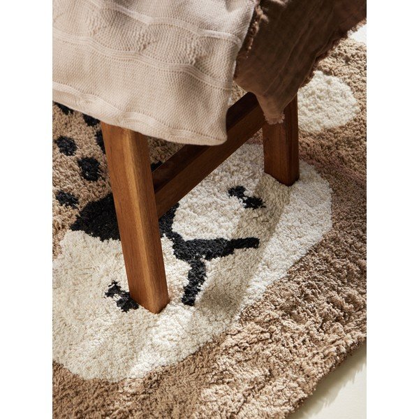 Svetlohnedý prateľný/ručne tkaný bavlnený detský koberec 93x120 cm Snuggle Bea – Hanse Home-image-3