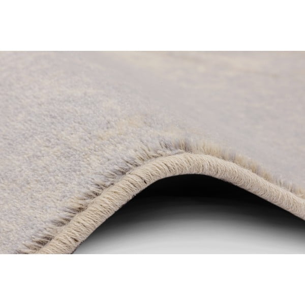 Krémovo-sivý vlnený koberec 160x240 cm Lissey – Agnella-image-2