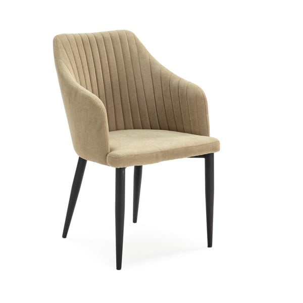 Svetlozelené čalúnené jedálenské kreslá v súprave 2 ks Nadi – Marckeric