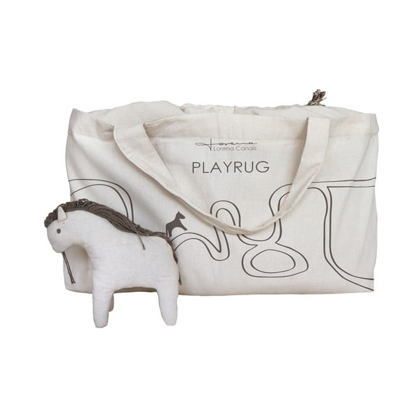 Béžový bavlnený detský hrací koberec 120x160 cm Path of Nature – Lorena Canals-image-4