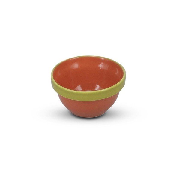 Zelená/oranžová kameninová miska 170 ml Duo – ONA