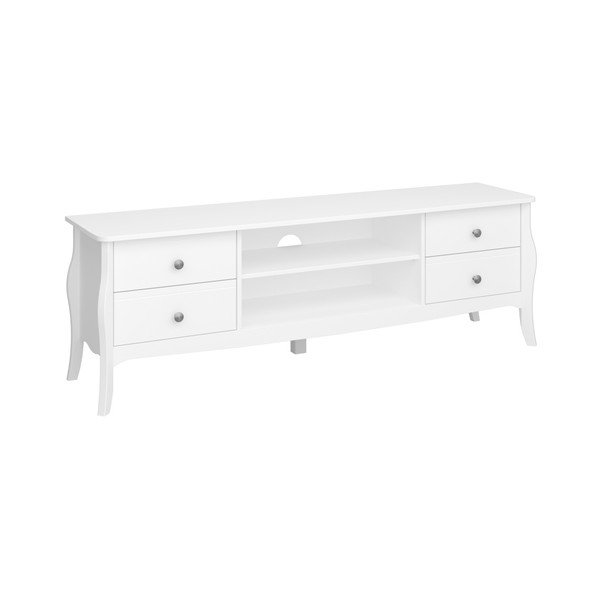 Biela TV komoda Steens Baroque, 52,6 × 160 cm-image-1