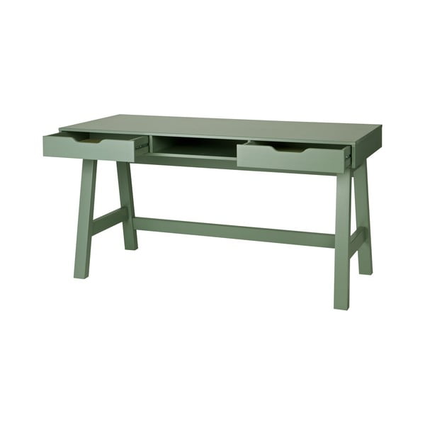 Zelený písací stôl WOOOD Nikki-image-4