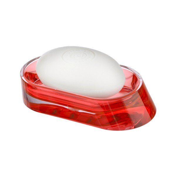 Červená podložka pod mydlo Wenko Paradise Red-image-1