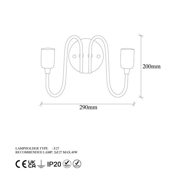 Čierne nástenné svietidlo Firat – Opviq lights-image-4