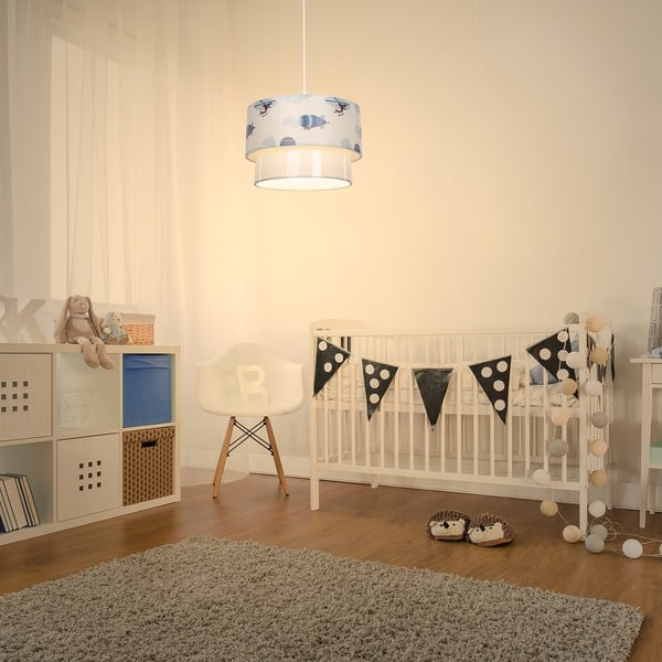 Bielo-modré detské svietidlo - Squid Lighting-image-1