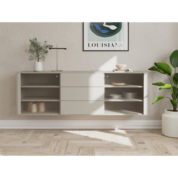 Svetlosivá závesná komoda 120x59 cm Edge by Hammel – Hammel Furniture-image-3