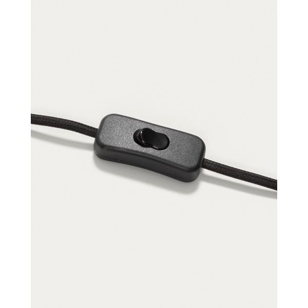 Čierne nástenné svietidlo ø 30 cm Eleazar – Kave Home-image-4