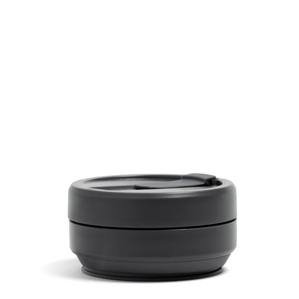 Antracitovosivý skladací cestovný hrnček Stojo Titan Carbon, 710 ml-image-1