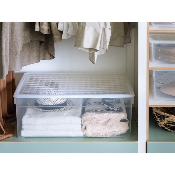 Plastový úložný box s vekom 60x39x23 cm – Curver-image-1