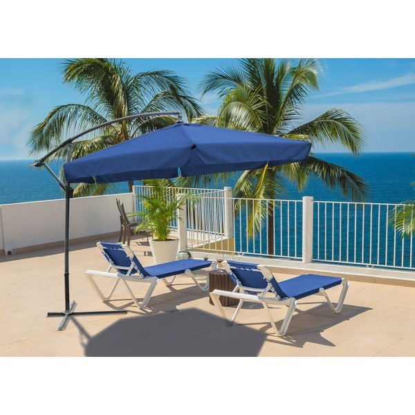 Modrý slnečník ø 300 cm – Garden Pleasure-image-1