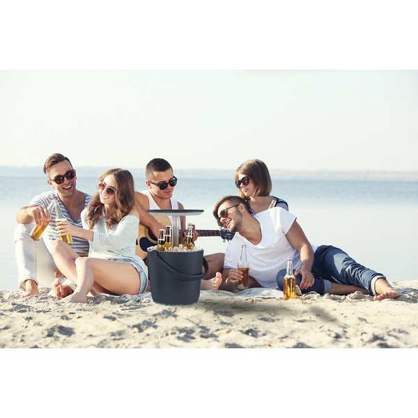 Plastový záhradný stolík so zásobníkom na ľad ø 38 cm Go – Keter-image-1