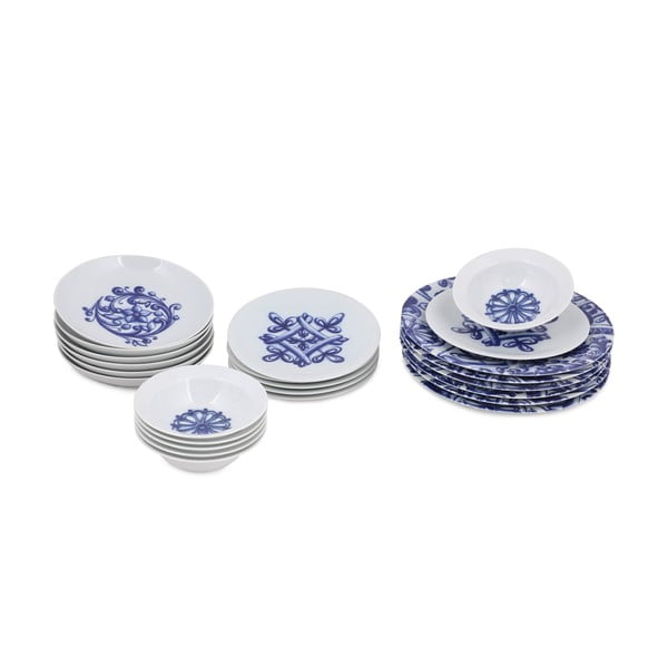 24-dielna sada porcelánového riadu Kutahya Manilla-image-2