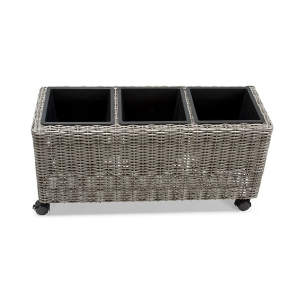 Sivý záhradný kvetináč Bonami Essentials Natural-image-4