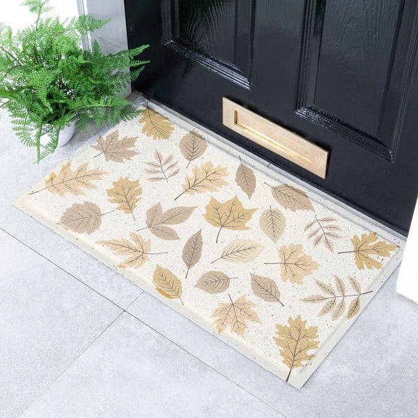Rohožka 40x70 cm Autumn Neutral Leaves – Artsy Doormats-image-1