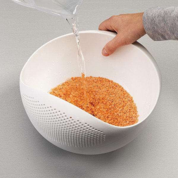 Zelená misa s cedidlom Joseph Joseph Prep&Serve, dĺžka 29 cm-image-1