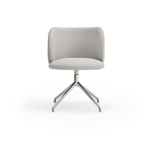 Svetlosivé čalúnené jedálenské kreslo Mogi – Teulat-image-1