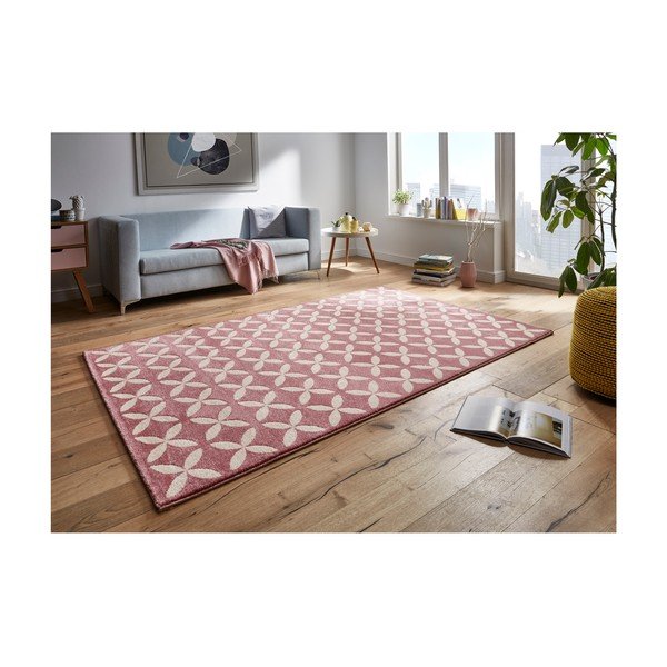 Ružový koberec Mint Rugs Tiffany, 120 × 170 cm-image-3