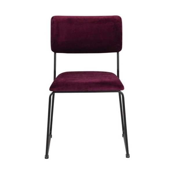 Jedálenská stolička vo farbe bordó Actona Cornelia-image-2