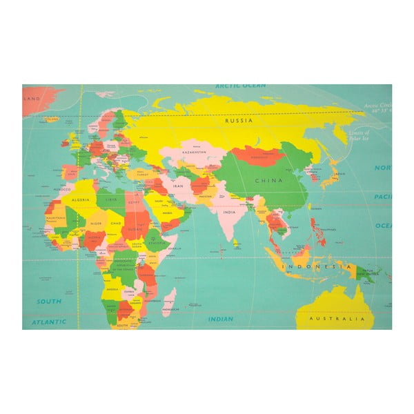 Závesná mapa na stenu Rex London World Map