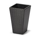 Vonkajší kvetináč v čiernej farbe Bonami Essentials Rose