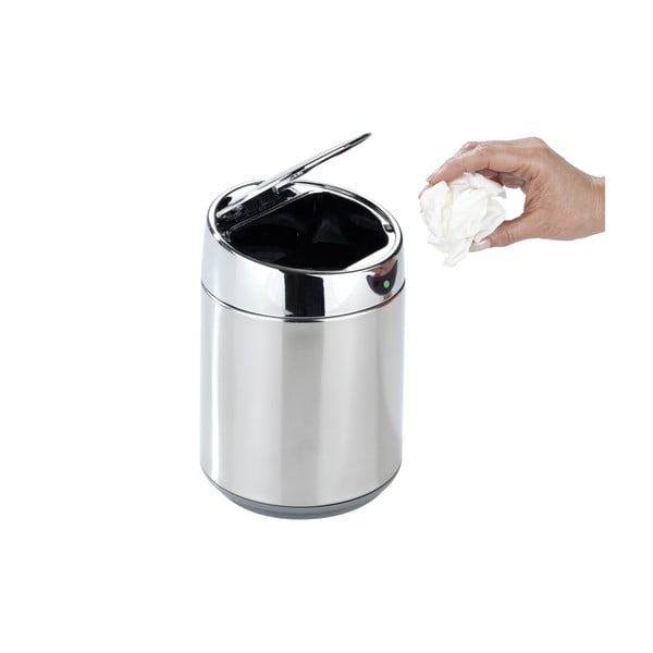 Bezdotykový odpadkový kôš z nehrdzavejúcej ocele 800 ml - Maximex-image-2