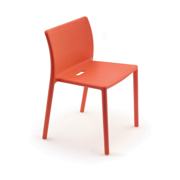 Oranžová jedálenská stolička Magis Air