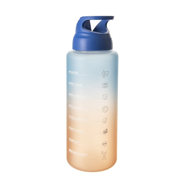 Oranžovo-modrá tritánová fľaša 1 l Moly – Orion-image-3