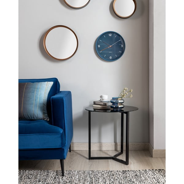 Čierny odkladací stolík Kave Home Marae, ⌀ 50 cm-image-3