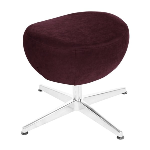 Vínovočervená otočná stolička/podnožka My Pop Design Vostell