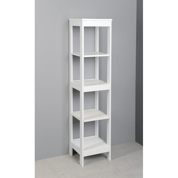 Biely kúpeľňový regál 36x156 cm Etide – Sapho-image-1