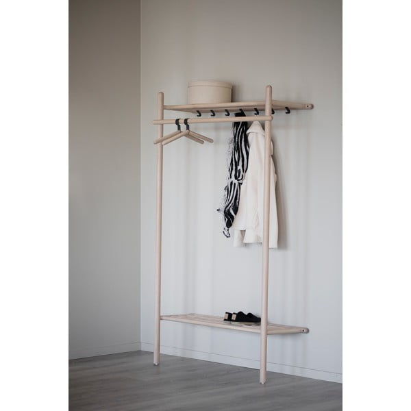 Predsieňová zostava z dubového dreva v prírodnej farbe Milford - Rowico-image-2