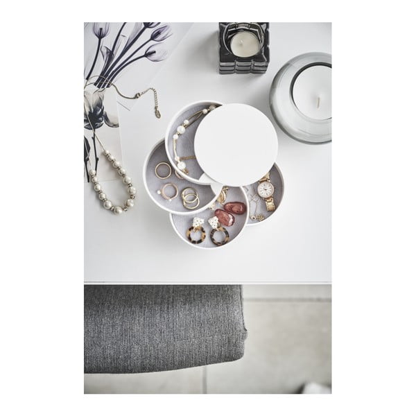 Biela poschodová šperkovnica YAMAZAKI Tower-image-3