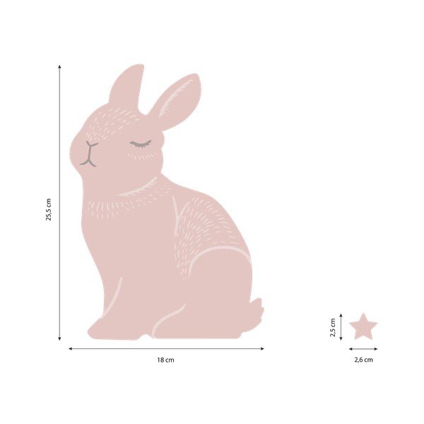 Hárok samolepiek 30x42 cm Vintage Rabbit – Lilipinso-image-2