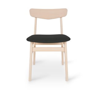 Čierna/prírodná jedálenská stolička z bukového dreva Mosbol – Hammel Furniture