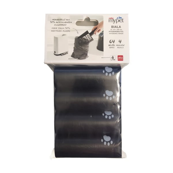 Čierne vrecká na mačaciu podstielku v súprave 4 ks 11x18 cm Biala – Rotho-image-1