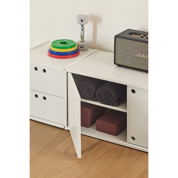 Krémový TV stolík 157x42x40 cm Wally – Teulat-image-4