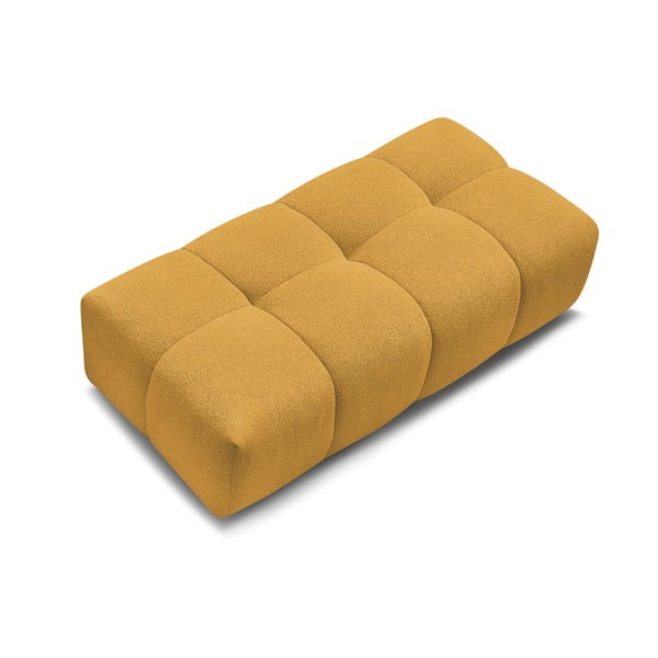 Ženilková podnožka v horčicovej farbe Everest – Bobochic Paris-image-4