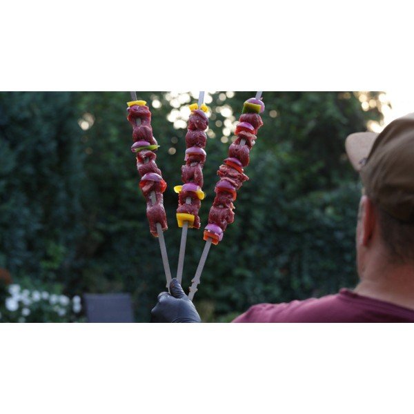 Ihly na špíz v súprave 3 ks z nehrdzavejúcej ocele Rotisserie – Remundi-image-1