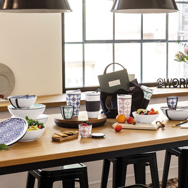 Zeleno-biely porcelánový cestovný hrnček Villeroy &amp; Boch Like To Go, 350 ml-image-4