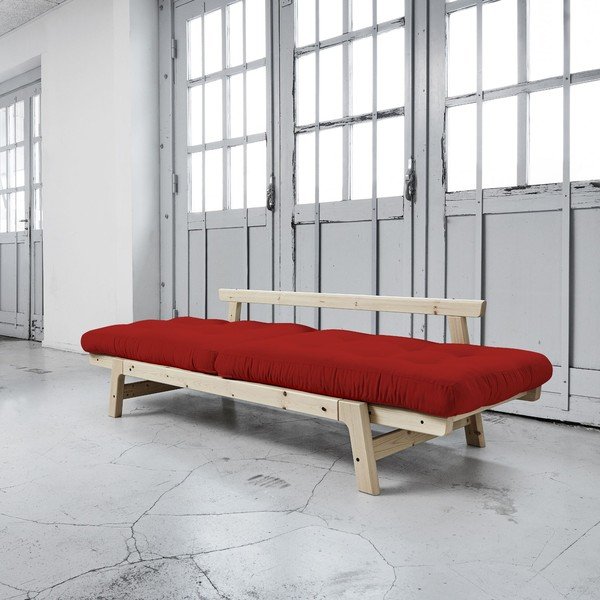 Rozkladacia pohovka Karup Step Natural/Red-image-2