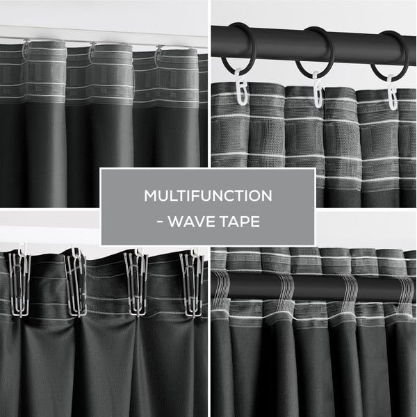 Sivý zamatový dimout záves 140x270 cm – Restilo-image-4