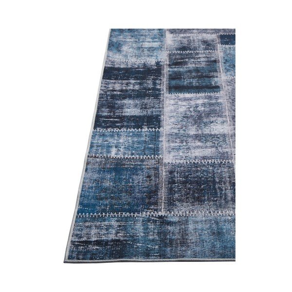 Koberec odolný voči škvrnám Floorita Montage Blue, 120 × 180 cm-image-2