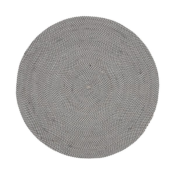 Sivý koberec z recyklovaného plastu La forma Rodhe, ø 150 cm