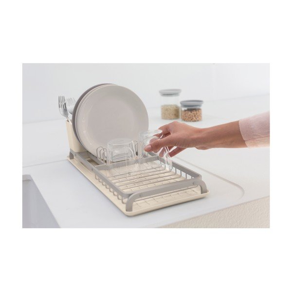 Béžový kovový odkvapkávač 46x20 cm – Brabantia-image-4